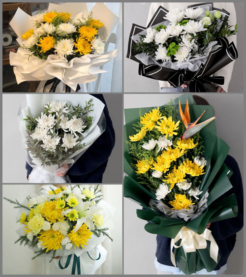 贵州安顺西秀区七眼桥镇花园村白事花束代送